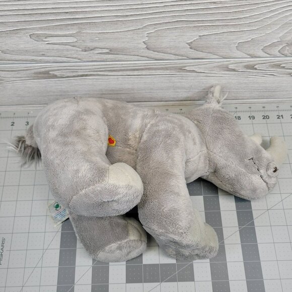 RARE Build A Bear Plush Rhino Rhinoceros St Louis Zoo Animal BAB Vintage - Picture 8 of 12
